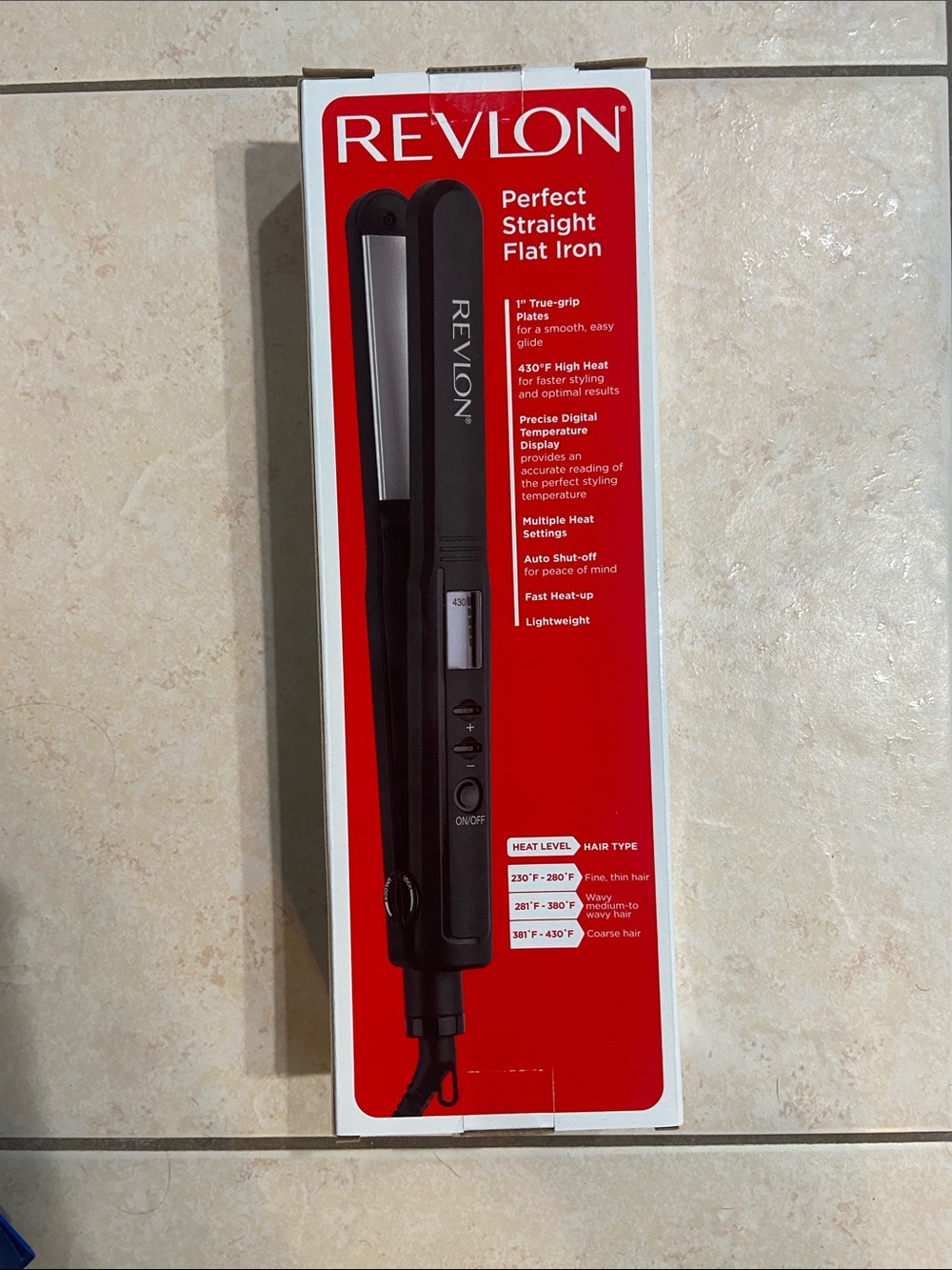 Revlon Black Perfect Straight Flat Iron